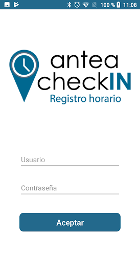 AnteaCheckIn Registro Horario Screen 3