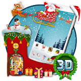 3D Merry Christmas & happy new Year 2018 Theme icon