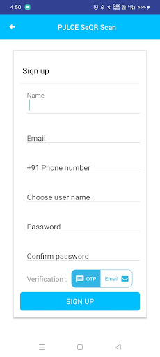 PJLCE SeQR Scan Screen 3