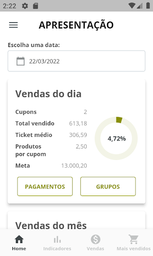 Ori Manager App Screen 2