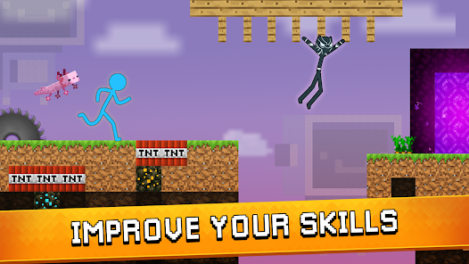 Imágen 19 Stickman Parkour: Jump and run android