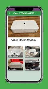 Canon PIXMA MG3620 Guide