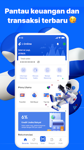 Android application Lampung Online - mBanking screenshort