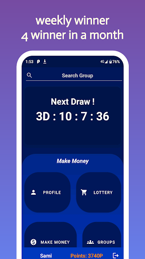 Golden Lottery Screen 3