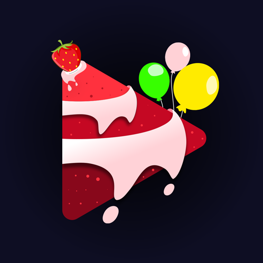 Birthday Video Maker Lyrical logo