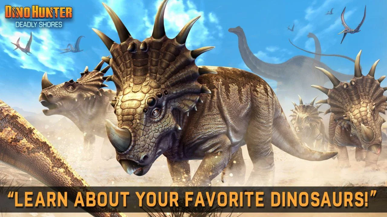 Download DINO HUNTER: DEADLY SHORES (MOD Unlimited Money)