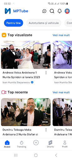 Android application MPTube - Video Sharing screenshort