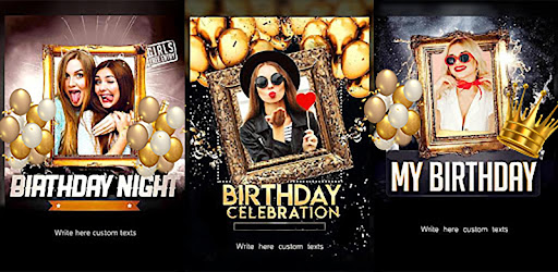 Birthday Frames Editor & Cards