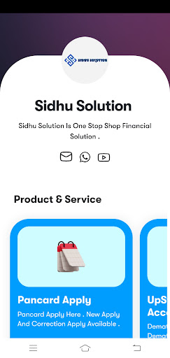 Sidhu Solution Screen 3