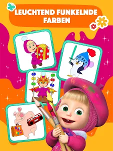 Mascha und der Bär Färbungen