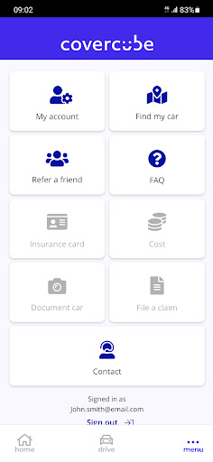 Screenshot of Covercube