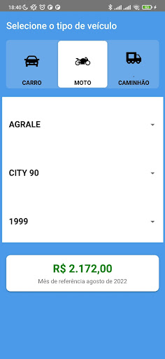 Fipe simp (Consulta da tabela) Screen 2