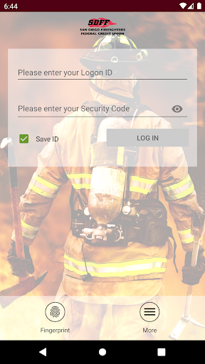SDFFCU Mobile App Screen 2
