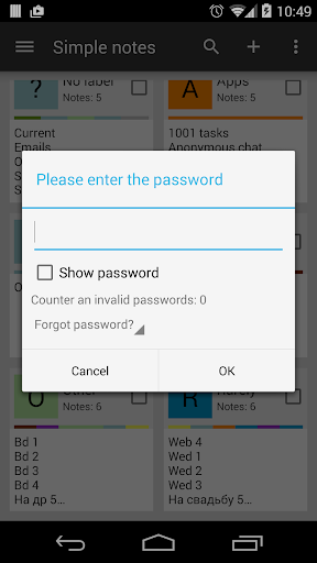 MobiNotes screenshot 3