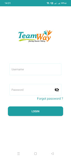 Teamway India I.B.D. App. Screen 2