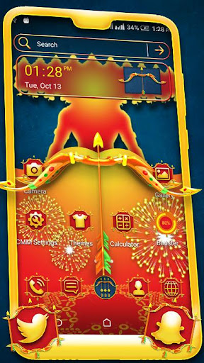 Android application Dussehra Ravan Launcher Theme screenshort