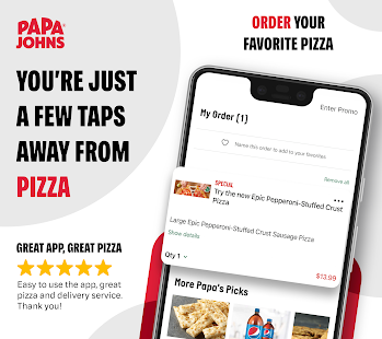 Papa Johns Pizza & Delivery Screenshot