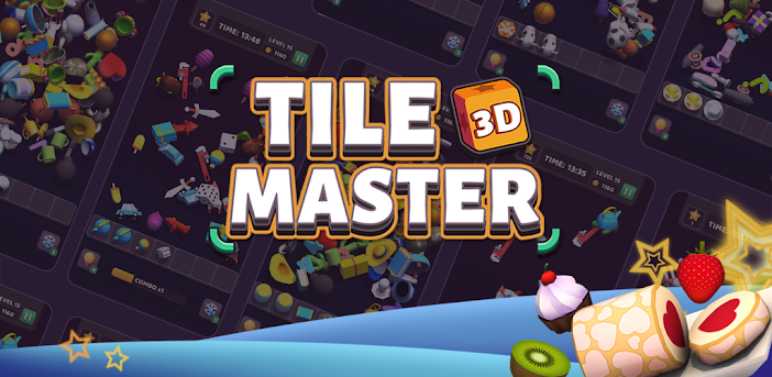 Tile Master 3D - Triple Match & 3D Pair Puzzle