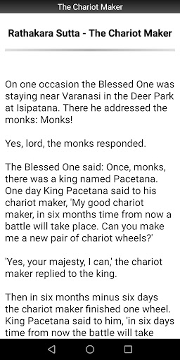 The Chariot Maker Sutta Screen 2