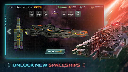تحميل لعبة Galaxy Arena Space Battles مهكرة آخر إصدار للأندرويد 3