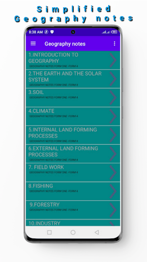Geography notes: form 1 to 4 Screen 2