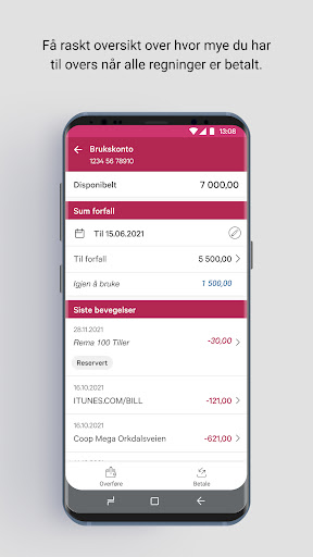 KLP Mobilbank Screen 2