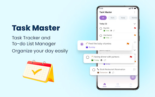 Android application Task Master: To Do List App screenshort