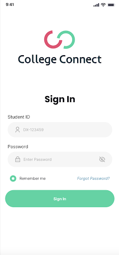 Hubino - College Connect Screen 2