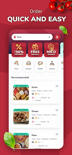 Mister D - Local Food Delivery Screen 2
