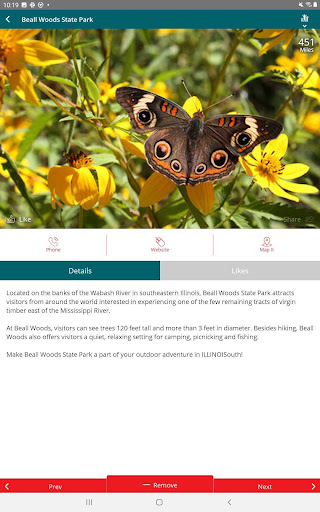 Screenshot of Discover Downstate Illinois