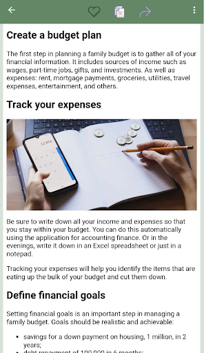 Bookkeeping for beginners Screen 2