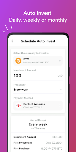 Anchor - Buy Bitcoin and Ether Screen 3