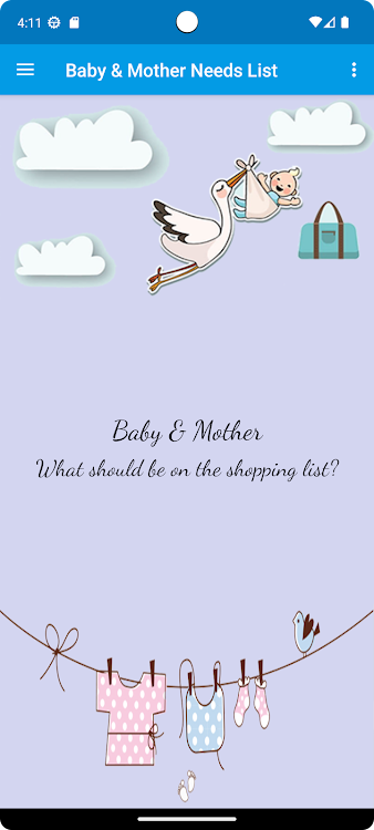 Baby & Mother Needs List - 1.0.0 - (Android)