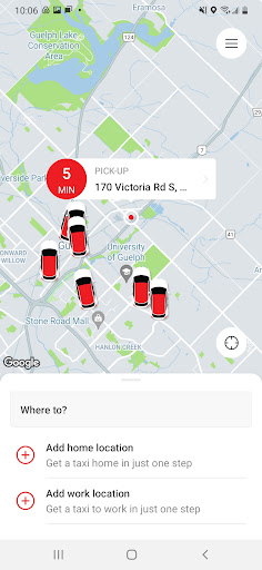 Red Top Taxi Screen 2