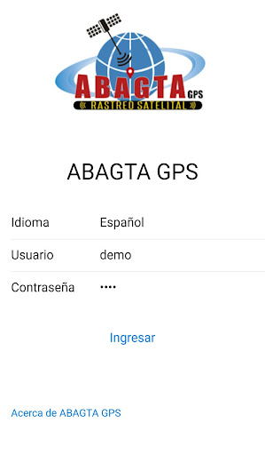 Android application ABAGTA GPS screenshort