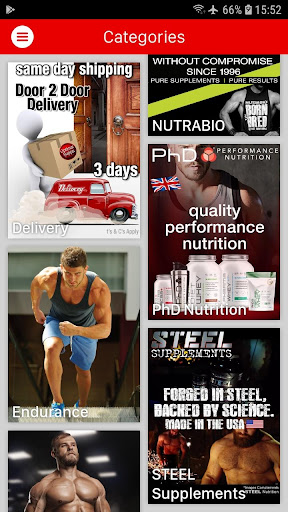 Android application Optimal Supps screenshort