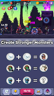 Merge Monster VIP - Offline Idle Puzzle RPG Screenshot