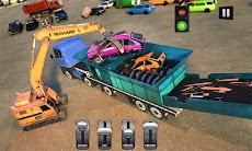 車のクラッシャークレーンダンプトラックゲームのおすすめ画像1