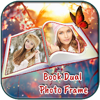 Dual Book Photo Frame  Book Dual Photo Editor
