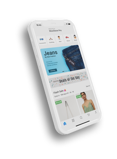 Android application WooStore Pro screenshort