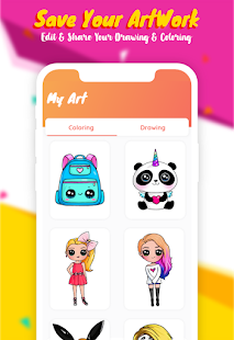 Drawely- Draw Color Cute Girls 104.0.7 Screenshots 16