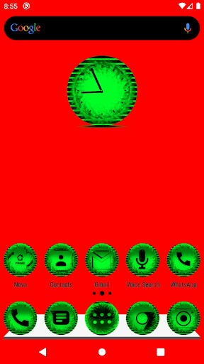 Android application Green Icon Pack Style 5 screenshort