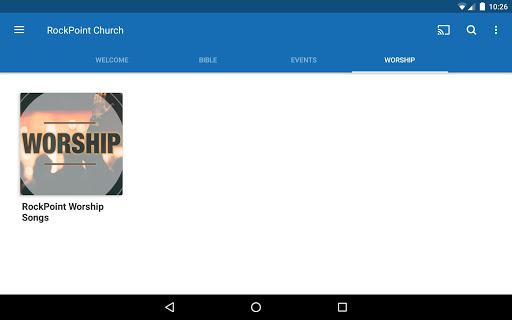Screenshot of RockPoint Church