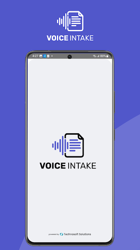 Android application VoiceIntake screenshort