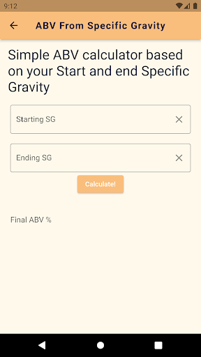 Distillers Calculator Screen 3