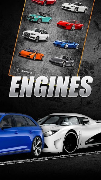 Engines sounds of legend cars banner
