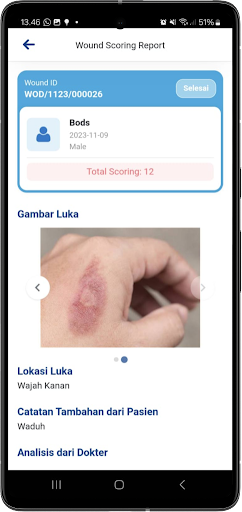 DP Wound Score Screen 3