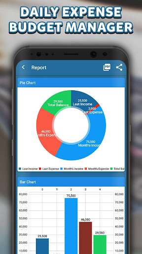 Daily Expense Budget Manager Screen 2