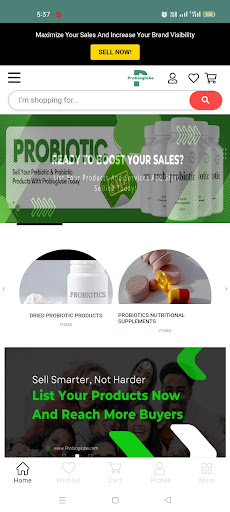 Android application Probioglobe screenshort