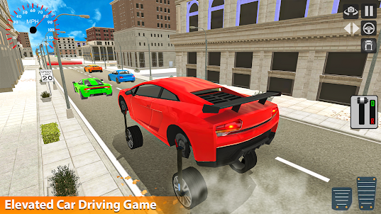 Elevated Car driving games 3d